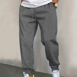 Joggingbroek met minimalistische look en zachte stof voor dagelijks
