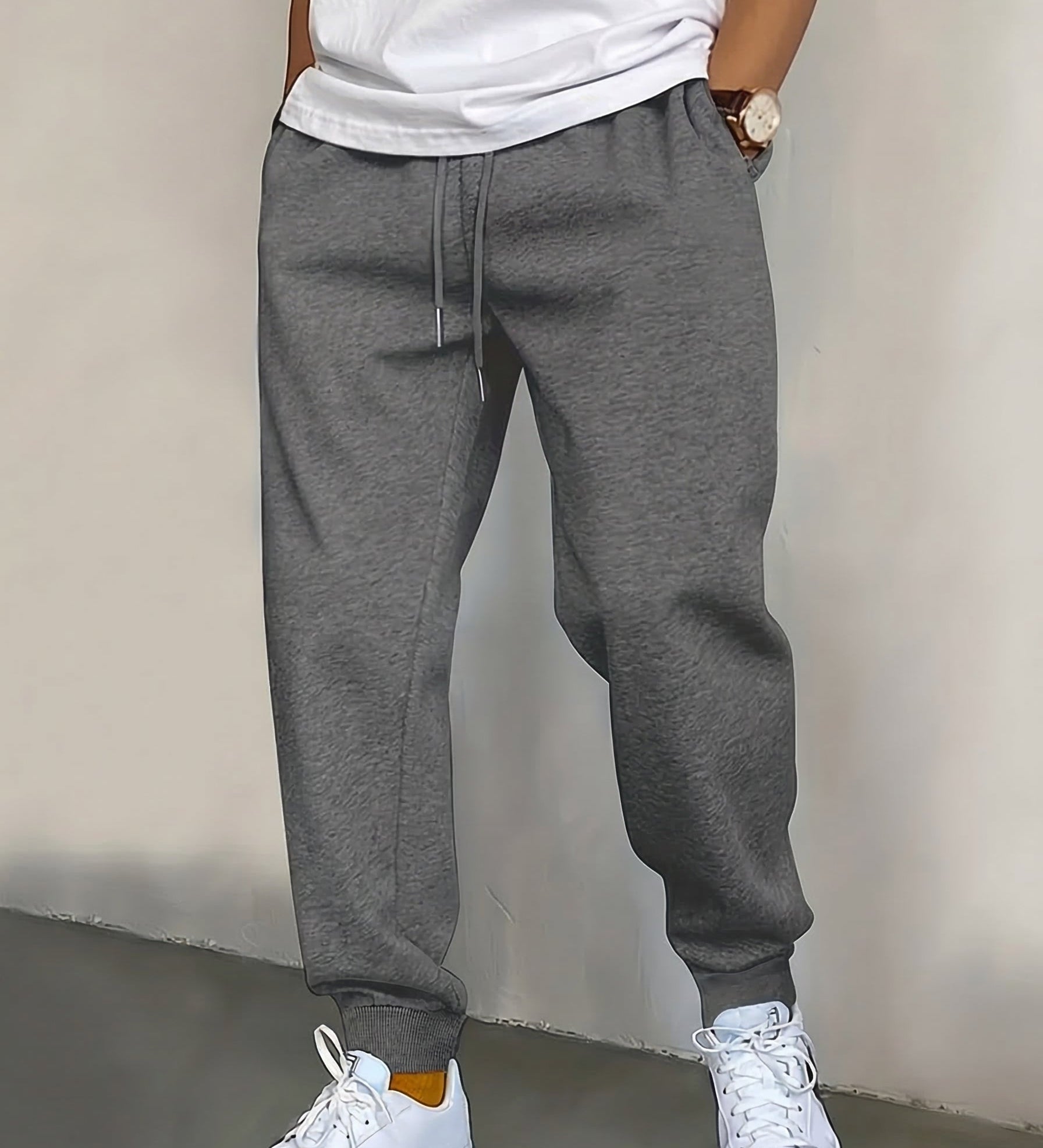 Joggingbroek met minimalistische look en zachte stof voor dagelijks