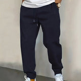 Joggingbroek met minimalistische look en zachte stof voor dagelijks