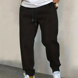 Joggingbroek met minimalistische look en zachte stof voor dagelijks