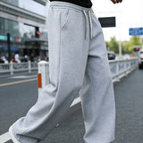 Joggingbroek met wijde fit en relaxte pasvorm voor moderne stijl