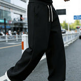 Joggingbroek met wijde fit en relaxte pasvorm voor moderne stijl
