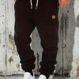Joggingbroek met zachte stof en moderne pasvorm