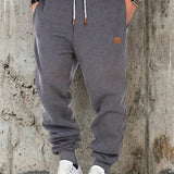 Joggingbroek met zachte stof en moderne pasvorm