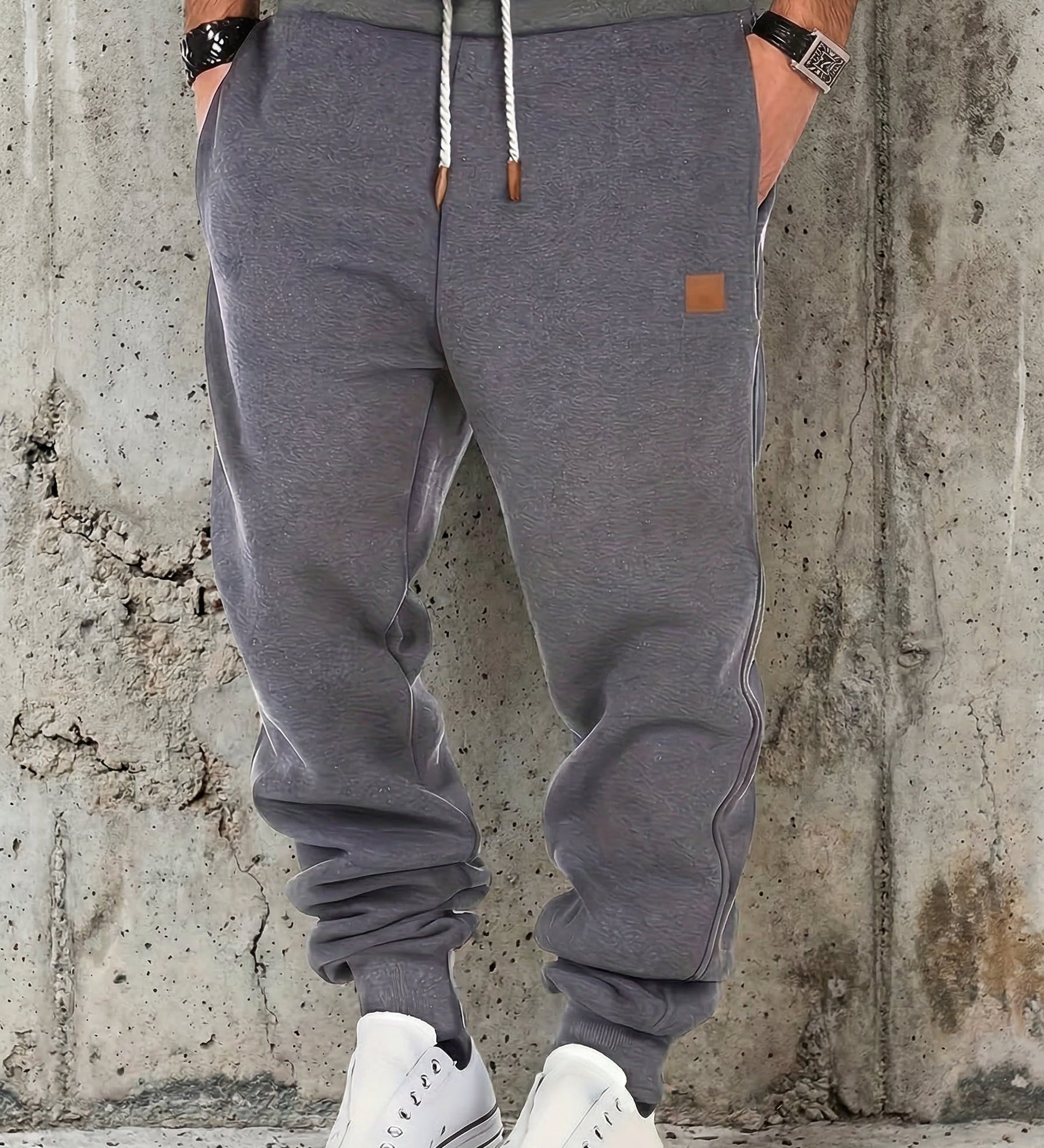 Joggingbroek met zachte stof en moderne pasvorm