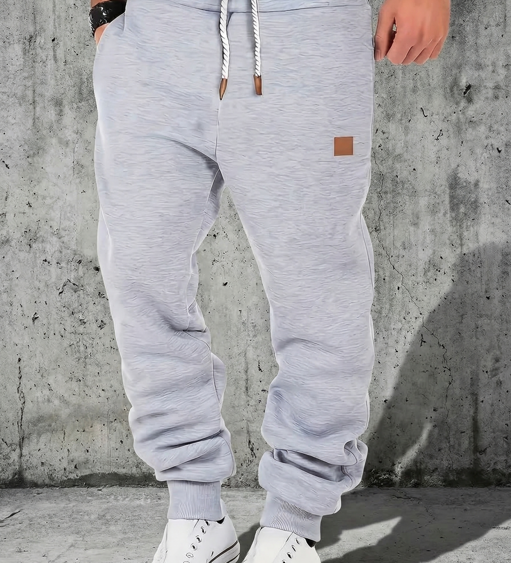 Joggingbroek met zachte stof en moderne pasvorm
