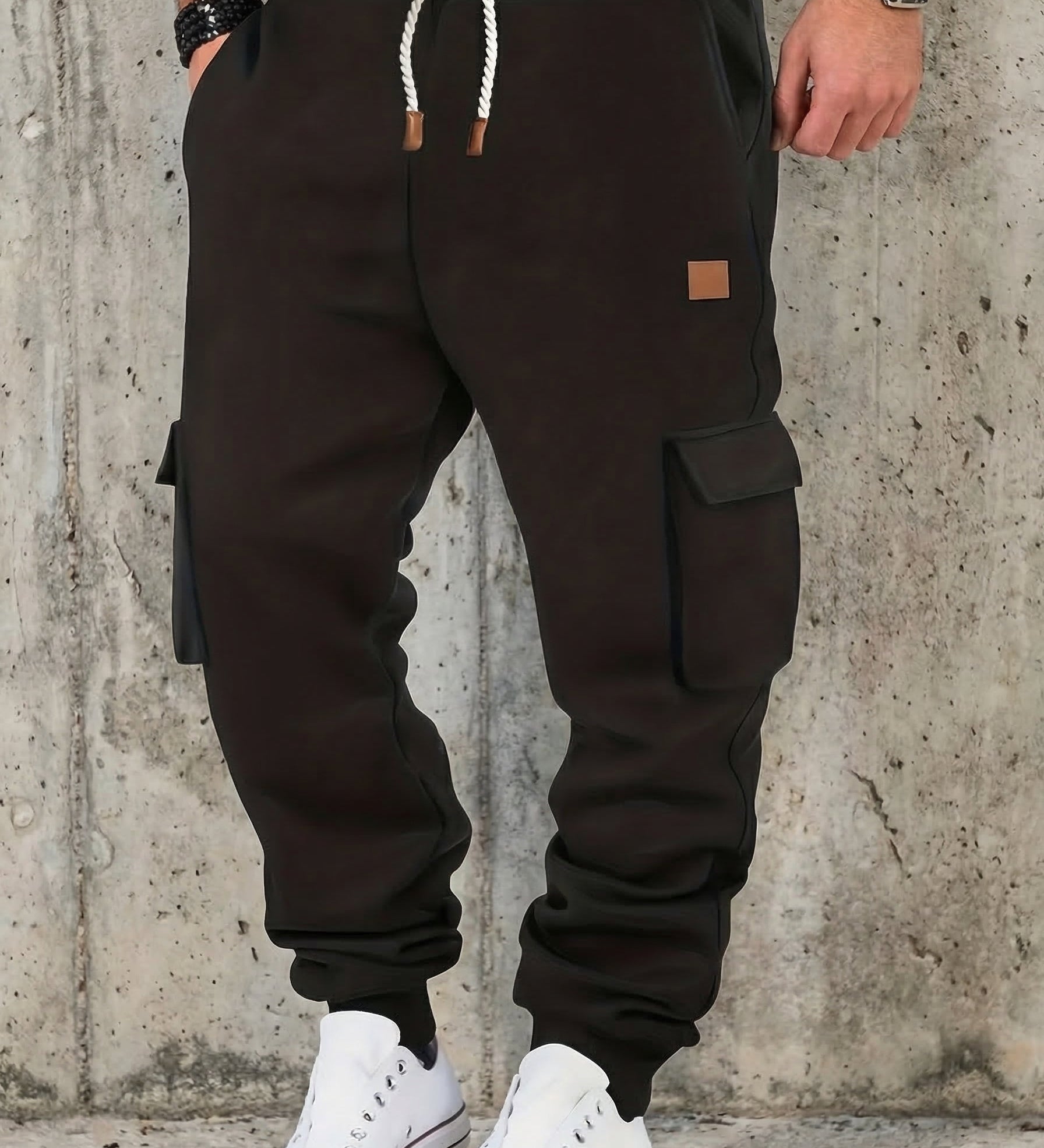 Cargo joggingbroek met relaxte pasvorm en praktische zakken