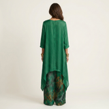 Cariola | Elegante tweedelige set met aquarel bloemenprint