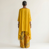 Cariola | Elegante tweedelige set met aquarel bloemenprint