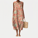 Raquel | Luchtige midi-jurk met elegante pasvorm