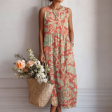 Raquel | Luchtige midi-jurk met elegante pasvorm