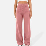 Veerle | Broek met hoge taille en elastische band voor dagelijks comfort