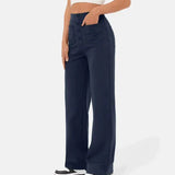 Veerle | Broek met hoge taille en elastische band voor dagelijks comfort