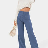 Veerle | Broek met hoge taille en elastische band voor dagelijks comfort
