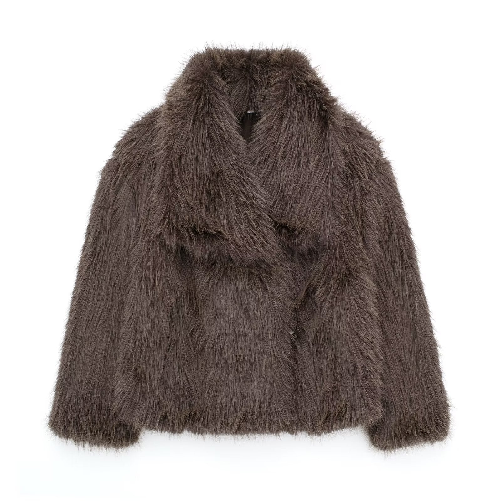 Marlene | Warme jas met faux fur en luxe uitstraling voor koude dagen
