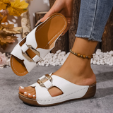 Sandalen met gesp en plateauzool voor dagelijks comfort