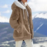 Winterjas met capuchon en getailleerde pasvorm voor elegante warmte