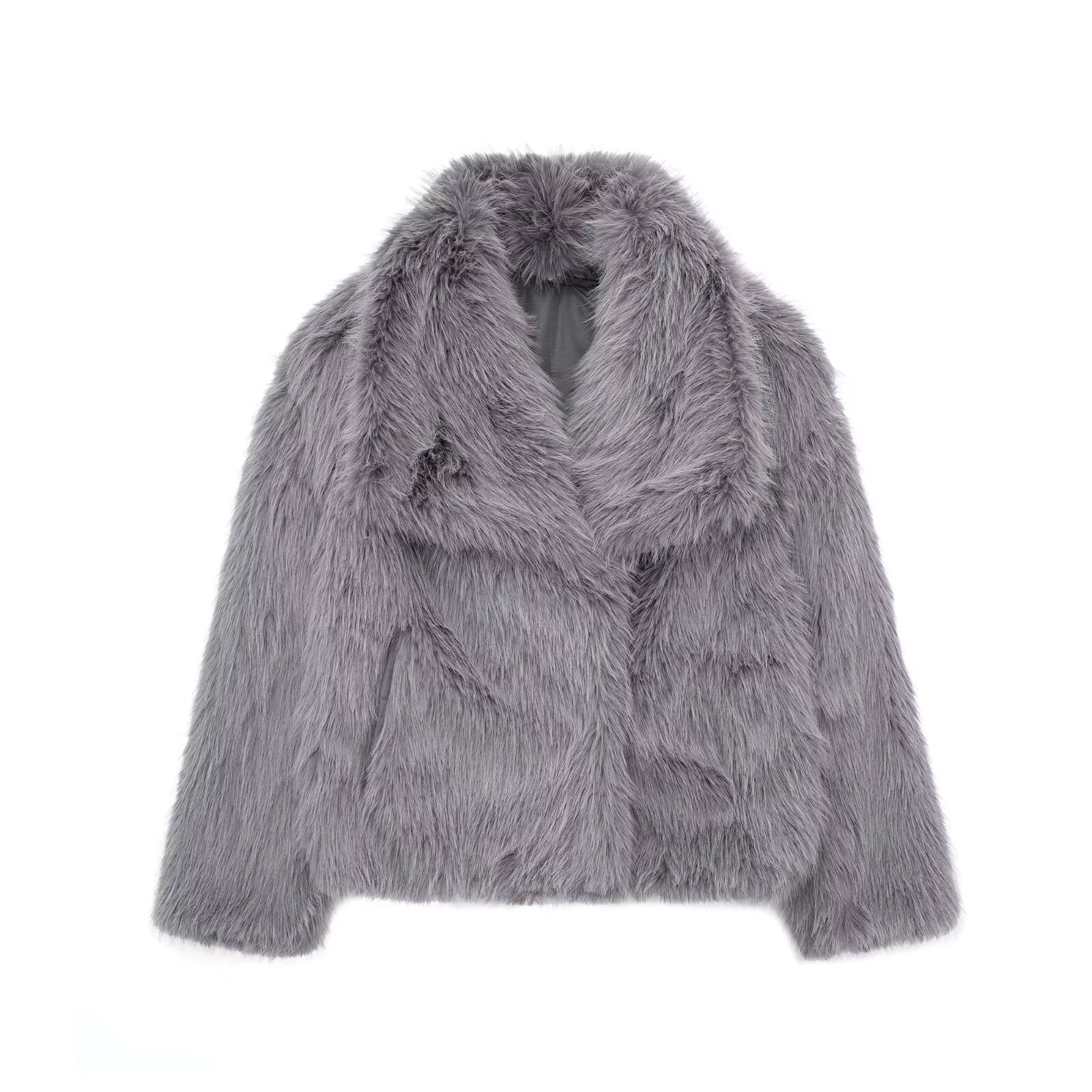 Marlene | Warme jas met faux fur en luxe uitstraling voor koude dagen