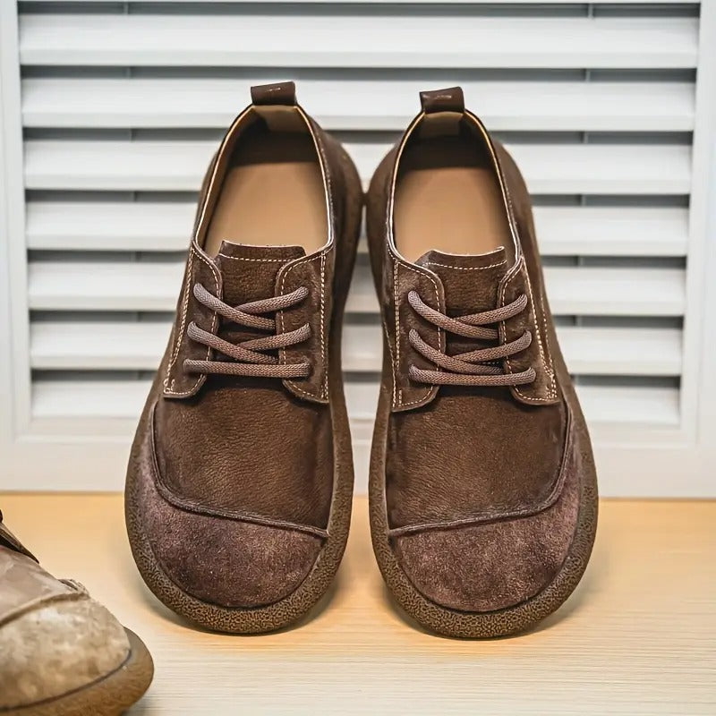 Orthopedische herenschoenen van rundleer met optimale voetsteun