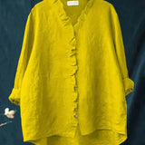 Zomerblouse met zachte stof en elegante print