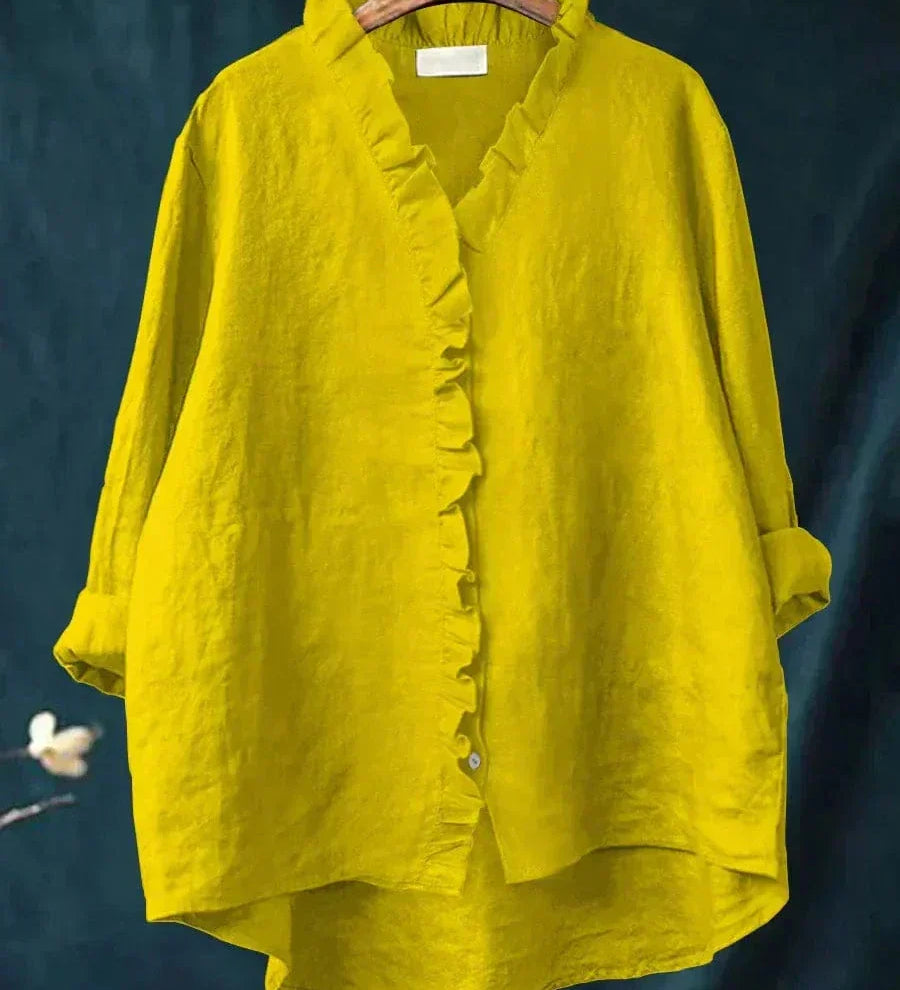 Zomerblouse met zachte stof en elegante print