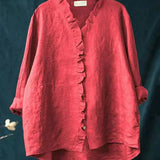 Zomerblouse met zachte stof en elegante print