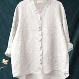 Zomerblouse met zachte stof en elegante print