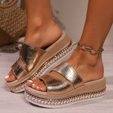 Plateau sandalen met comfortabele zool voor zomerse dagen
