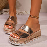 Plateau sandalen met comfortabele zool voor zomerse dagen