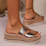 Plateau sandalen met comfortabele zool voor zomerse dagen