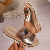 Plateau sandalen met comfortabele zool voor zomerse dagen
