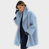 Elegante jas met winddicht materiaal en verstevigde afwerking