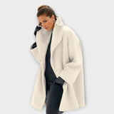 Elegante jas met winddicht materiaal en verstevigde afwerking
