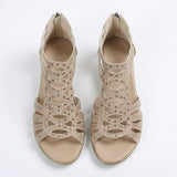 Luna | Elegante Sandalen met Sleehak en Strassdetails