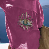 Ellis | Katoenen blouse met oversized pasvorm en casual stijl