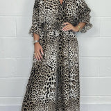 Eliana | Jumpsuit met luipaardprint en losse pasvorm voor vrije beweging