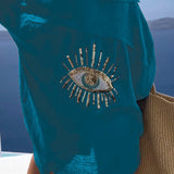 Ellis | Katoenen blouse met oversized pasvorm en casual stijl