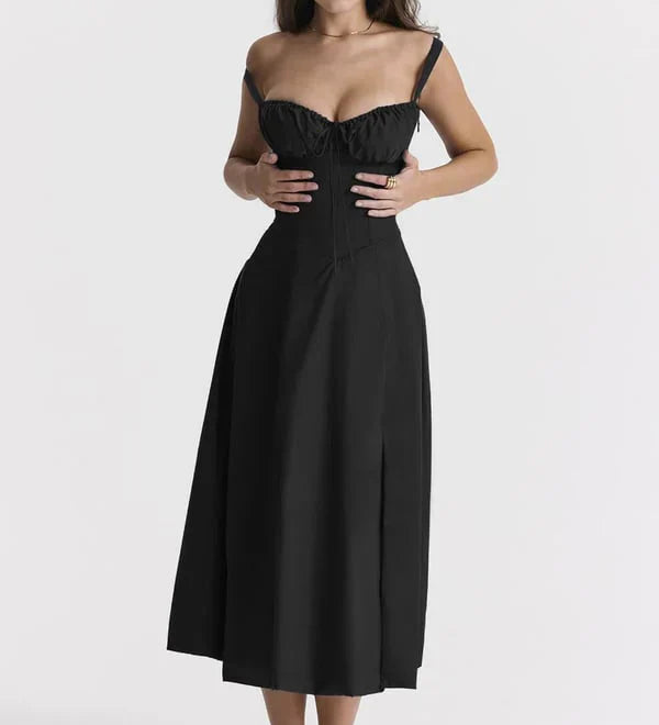 Mette | Lange jurk met klassieke elegantie en tijdloos design