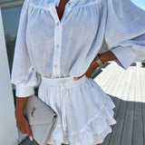 Lieselot | Top en shorts set met comfortabele pasvorm voor zomerse dagen