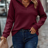 Dayana | Trui met V-hals en zachte stof voor een relaxte look