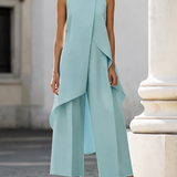 Elyssa | Elegante mouwloze jumpsuit met wijde pijpen