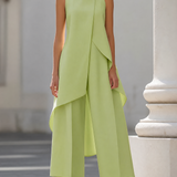 Elyssa | Elegante mouwloze jumpsuit met wijde pijpen