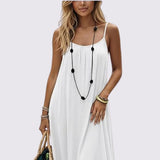 Noémie | Elegante Rugloze Maxi Jurk
