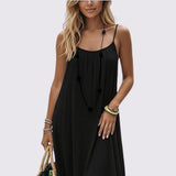 Noémie | Elegante Rugloze Maxi Jurk