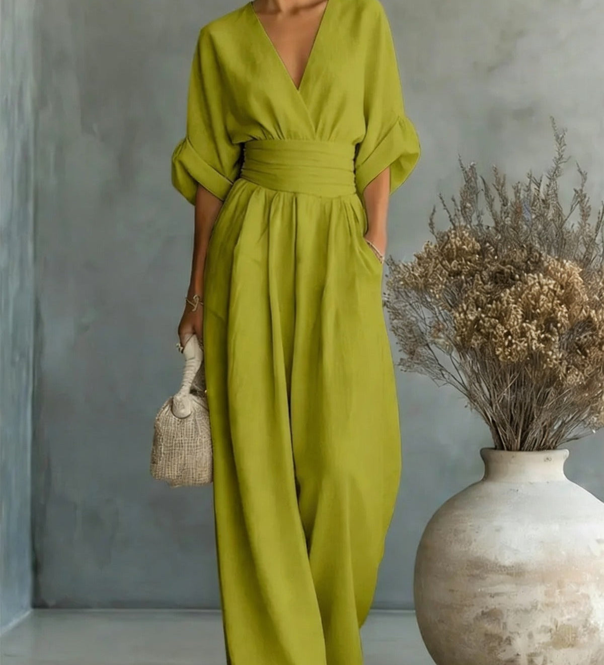Valentina | Elegante Jumpsuit met Geaccentueerde Taille