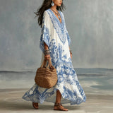Alba | Bohemian maxi-jurk met etnische print