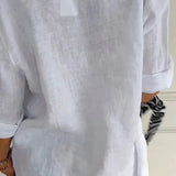 Anastasia | Linnen blouse met tijdloze elegantie voor elke gelegenheid