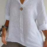 Anastasia | Linnen blouse met tijdloze elegantie voor elke gelegenheid