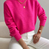 Coltrui in zachte knit met minimalistische elegantie