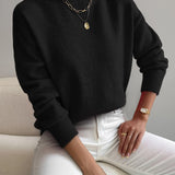 Coltrui in zachte knit met minimalistische elegantie